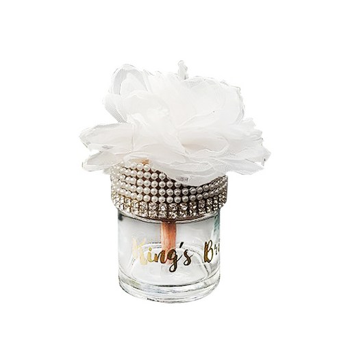 킹스브라이드 에제르 차량용 디퓨저 화이트 50ml, 라 튤립, 1개