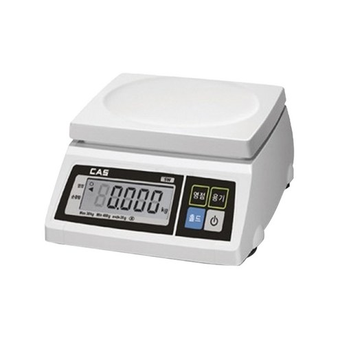 카스 SW-1S 단순중량 전자저울 SW-02, 2kg, 혼합 색상
