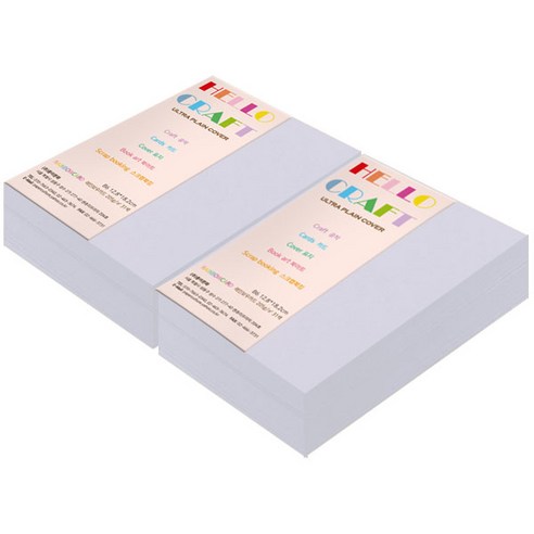 종이문화 두꺼운양면카드지 레인보우카드 No.20 라일락, B6, 480매