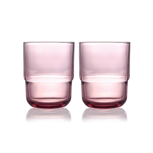 까사무띠 노바 텀블러S 물컵 280ml, 퍼플, 2개
