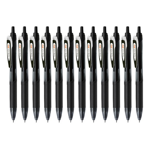 제브라 사라사드라이 젤잉크펜 0.5mm, 블랙, 블랙, 블랙