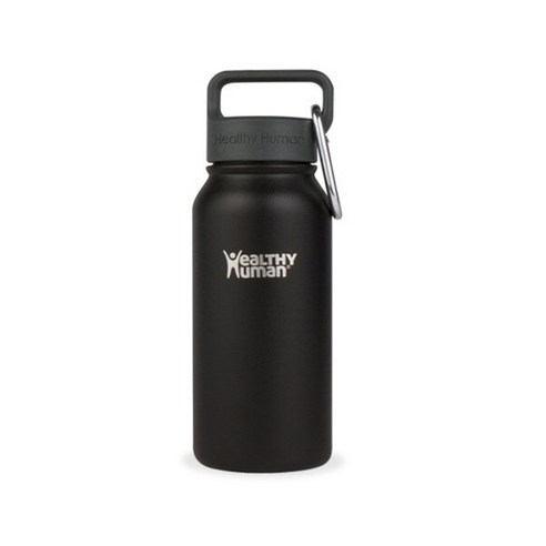 헬시휴먼 휴대용물통, Pure Black, 473ml