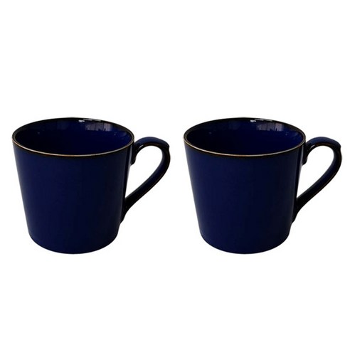 파울러스 뮤즈 머그컵 320ml, 네이비, 2개