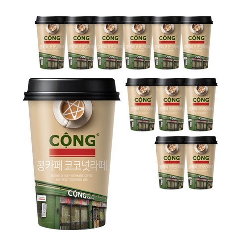 동원 콩카페 코코넛라떼, 250ml, 12개
