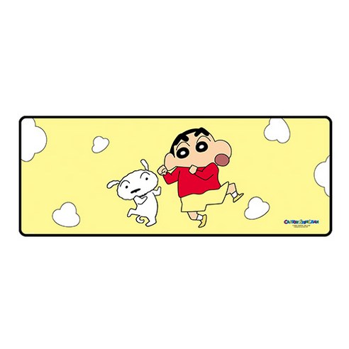 짱구 는 못말려 마우스패드 ZMP001L, 짱구와 흰둥이, 1개