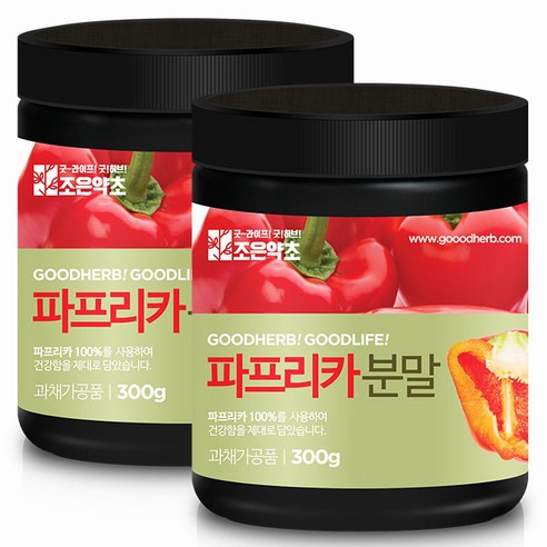 굿허브 빨강 파프리카 분말, 300g, 4개