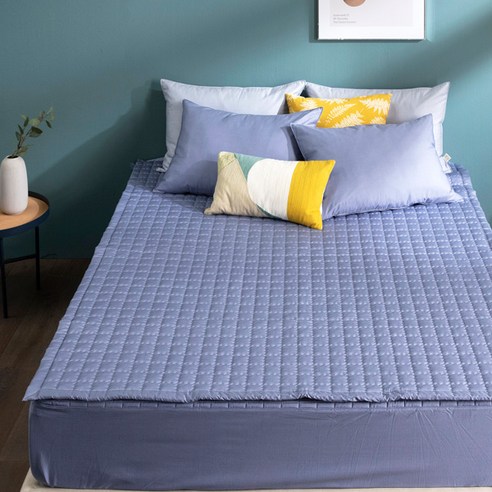 바니루이스 타임 순면 카페트겸 침대패드, 네이비
