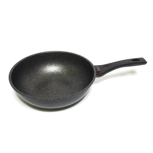 키친아트 열센서 통주물 양면마블 궁중팬, 24cm, 1개