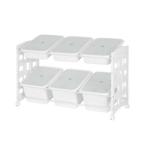 스마일 이동식 트롤리 white C6p, 화이트