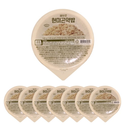 그로서리서울 즉석 현미곤약밥, 140g, 8개