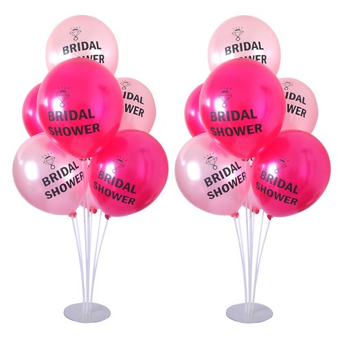 풍선꽂이 장식 세트 70cm, 브라이덜샤워, 2세트