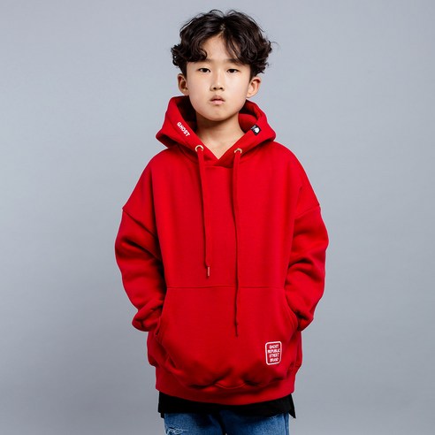 고스트리퍼블릭 아동용 6Color 베이직 주니어 후드 티셔츠 JHT-J445