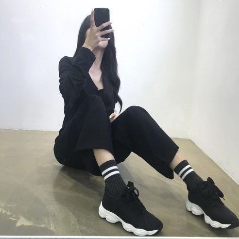FLO J 어글리 키높이 스니커즈 4cm