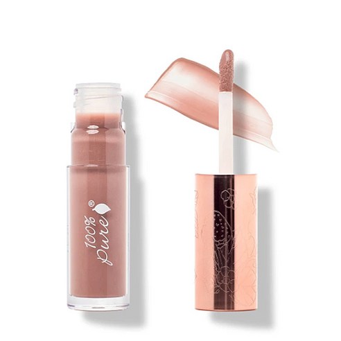 100%퓨어 프루트 피그먼티드 립글로즈 4.17ml, 핑크 카라멜, 1개