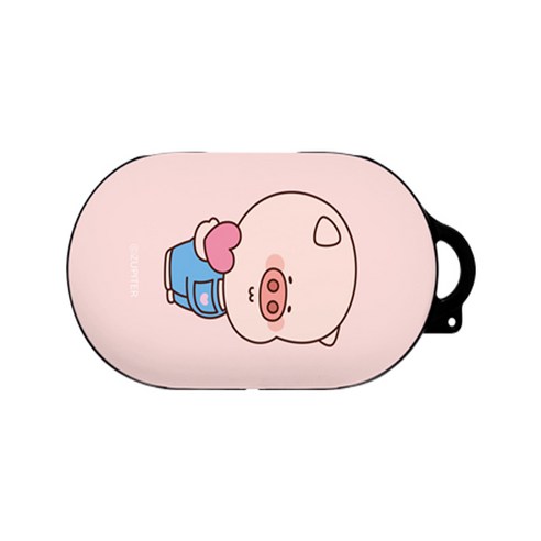뚠뚠이 나이스 버즈 이어폰 케이스, 러브핑크