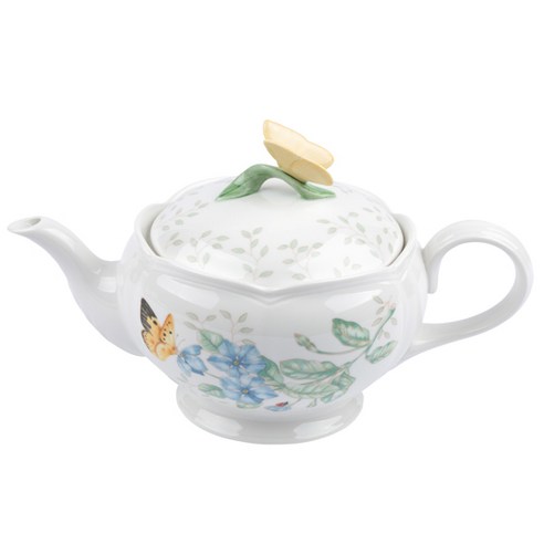 레녹스 버터플라이 메도우 852725 TEA POT 1.4L 6083927, 혼합 색상, 1개
