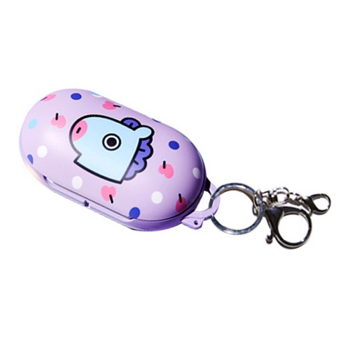 BT21 삼성 갤럭시 버즈용 키링 케이스, 망