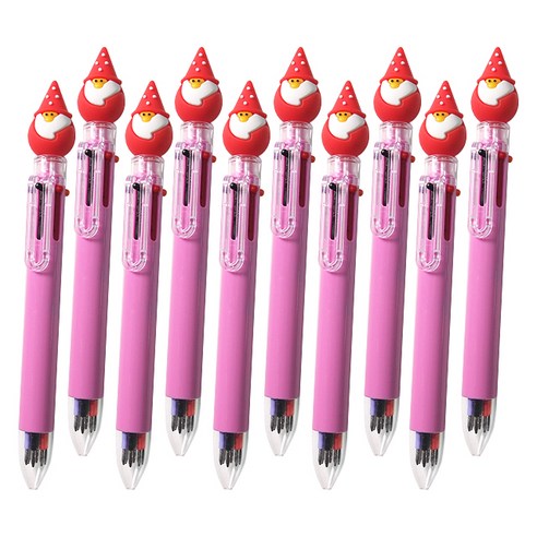 투영 X MAS 6색 볼펜 0.7mm, 산타, 10개