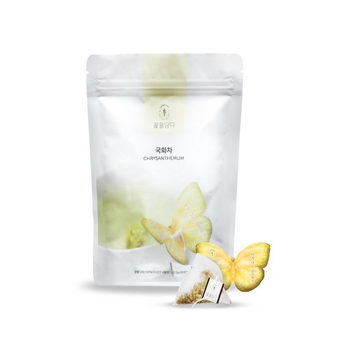 꽃을담다 나비티백 국화꽃차, 0.5g, 10개, 1개, 10개입