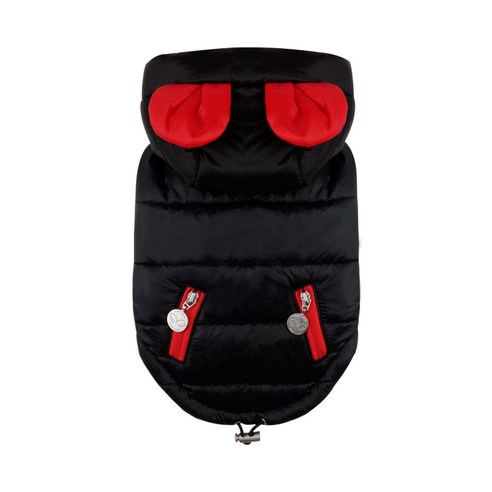 퍼피엔젤 BeBe Angels 베어 강아지패딩 5컬러 OW510, 999 BK