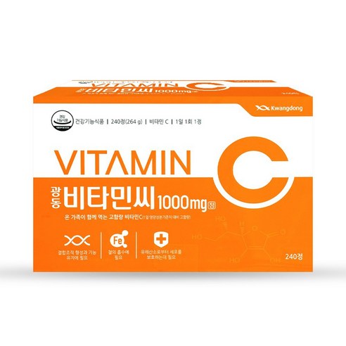 광동제약 비타민C 1000mg 8개월분, 240정, 1개