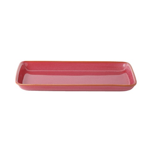 까사무띠 쎄나 직사각 접시 23cm, 레드