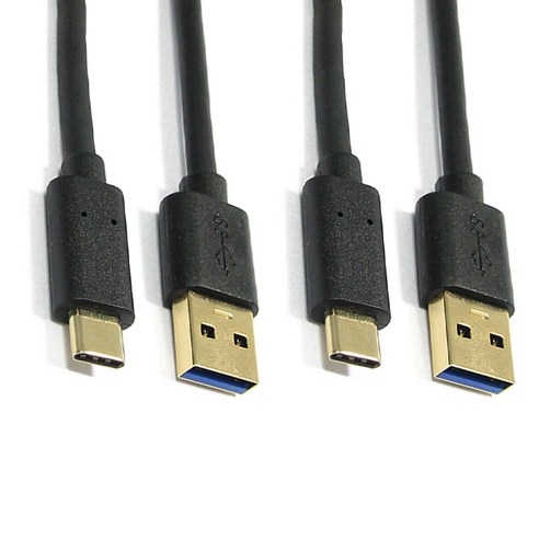 에이치디탑 C타입 TO USB3.0 A타입 고속충전 케이블 CP-0505 30cm, 0.3m, 2세트