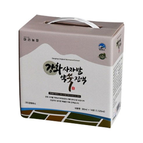 마리농장 강화 사자발 약쑥 진액 건강즙, 80ml