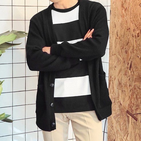 머시따 남성용 하찌 가디건