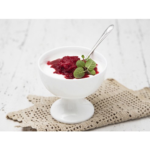 라즈베리 퓨레 하나로 디저트 고민 해결