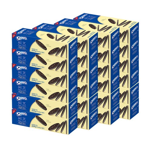 오레오 씬즈 바닐라 무스, 84g, 24개