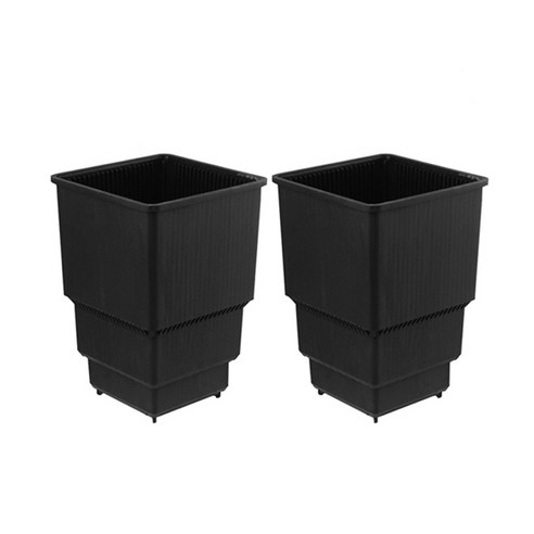 메쉬 팟 튤립 화분 2p, 블랙