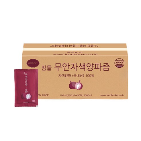 푸드버킷 무안 자색양파즙, 100ml, 100개