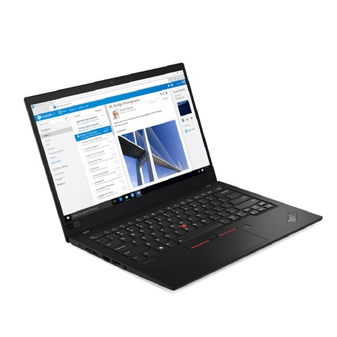 레노버 2019 ThinkPad X1 Carbon 14, 블랙, 코어i7 10세대, 256GB, 16GB, WIN10 Pro, 20R1S01M00