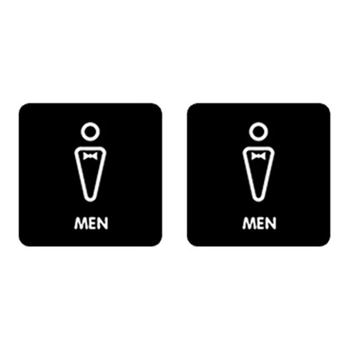니즈웰 포맥스 픽토그램 안내 표지판, 1-1(남자화장실), 2개