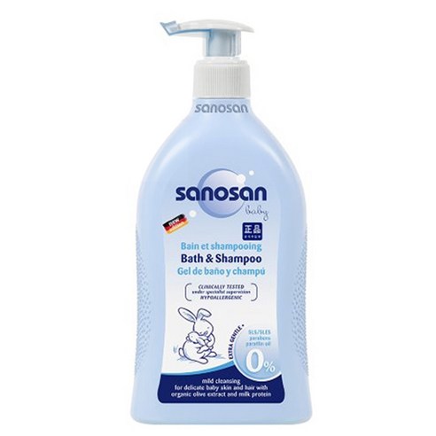 사노산 베이비 바스 앤 샴푸, 500ml, 1개