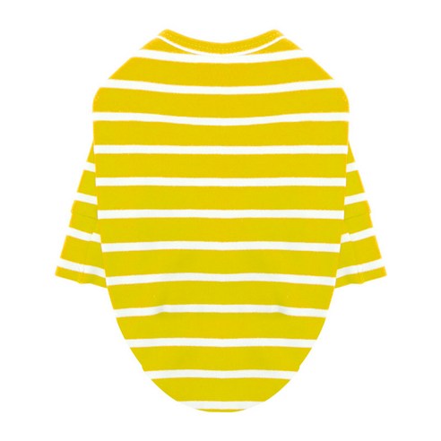 퍼피엔젤 SAINT ANGELS 라운드 강아지티셔츠 PA-TS587, 290 Yellow