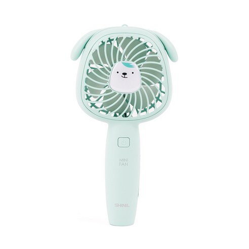 신일 핸디형 캐릭터 미니 선풍기, SIF-D07G2, mint
