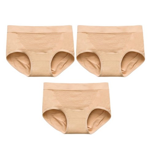 치크멜로우 고탄력 3D 힙업팬티 3p