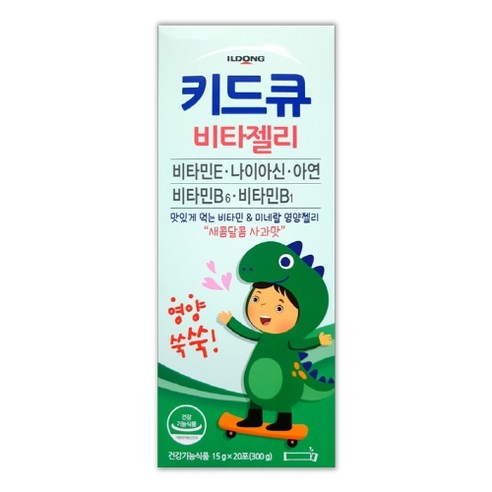 키드큐 비타젤리 어린이 종합영양제, 15g, 20개