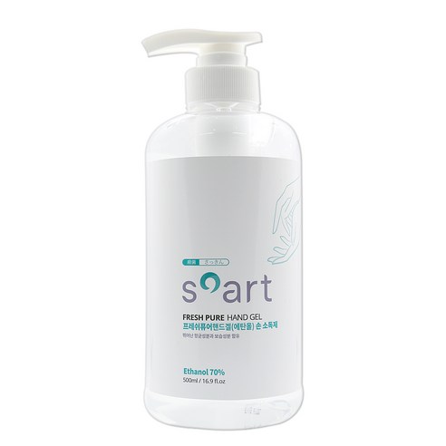 쏘아트 프레쉬 퓨어 핸드겔 손 소독제, 500ml, 1개