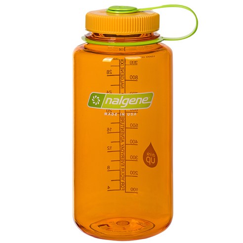 날진 트라이탄 와이드 마우스 보틀, 클레멘타인, 1L, 1개