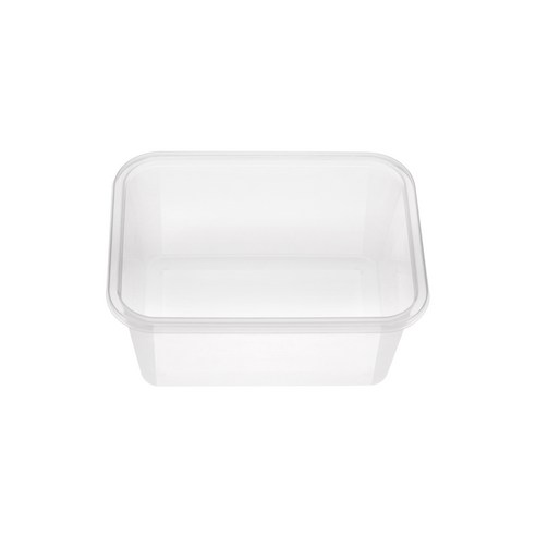 쿡앤락 사각밀폐 일회용 용기 5L 투명 몸통, 1개입, 100개