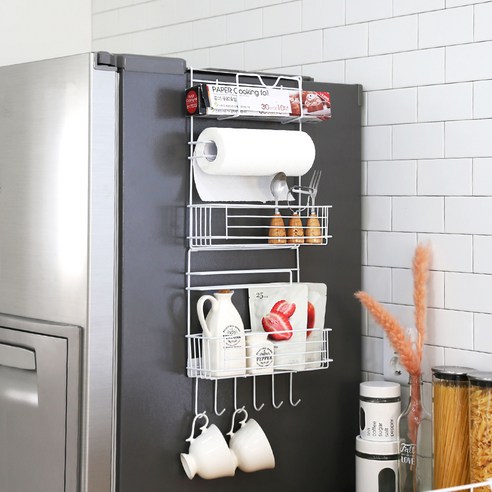 冰箱用擱板 冰箱的組織架 冰箱儲存 冰箱儲存 差距存儲 儲物籃 儲物籃 差距倉儲貨架 廚房組織者 炊具衣架