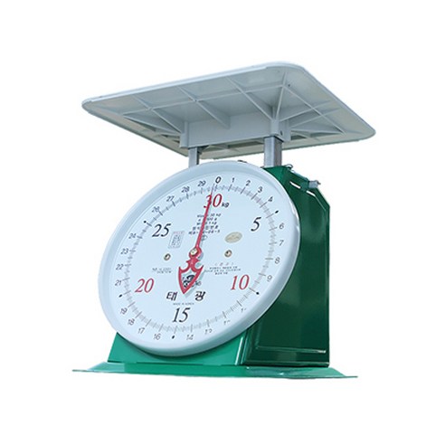 태광 접시지시저울 30kg ST-A30, 혼합색상