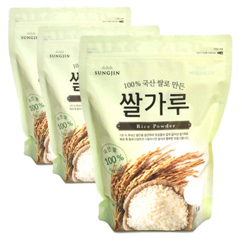 성진 쌀가루, 1kg, 3개