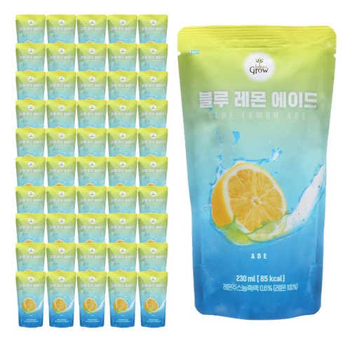 발란스그로우 블루레몬 에이드, 230ml, 50개