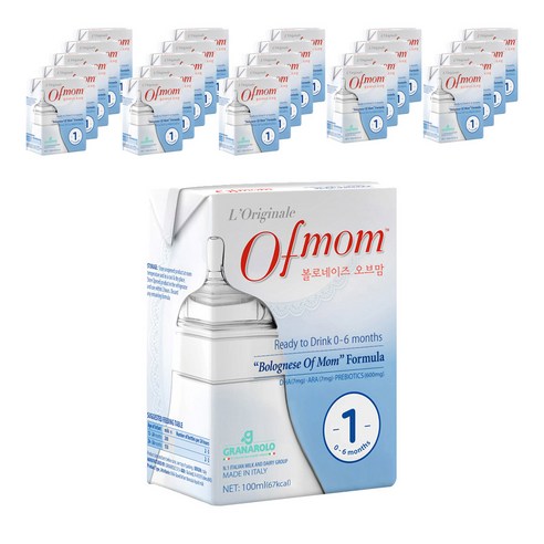 오브맘 액상분유 1단계 100ml, 1개입, 24개
