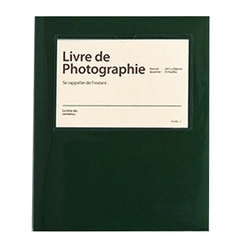 인바이트엘 Black photo album, dark green, 30매