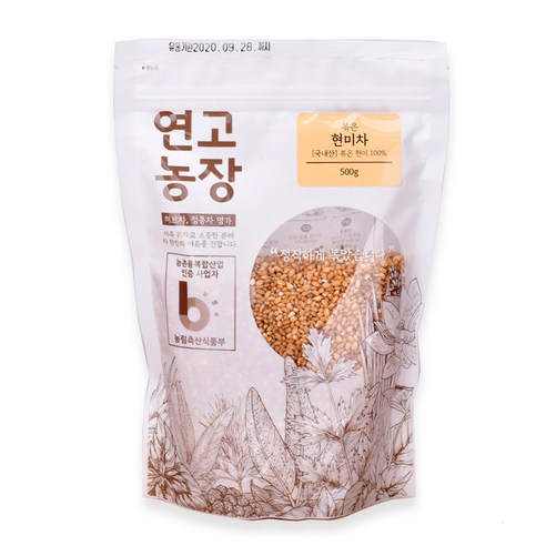 연고농장 국내산 볶은 현미차, 500g, 1개입, 1개